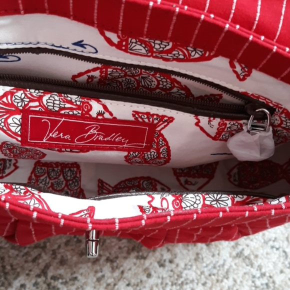 Vera Bradley shoulder bag with flap - Picture 9 of 14